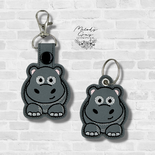 Hippo Keychain