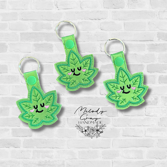 Pot Leaf Keychain