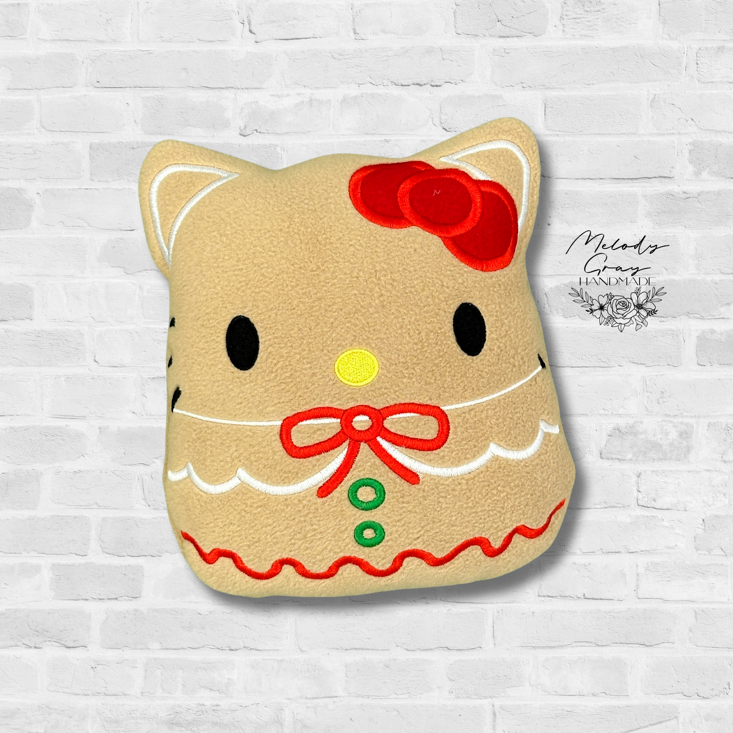 Gingerbread Kitty Plushie