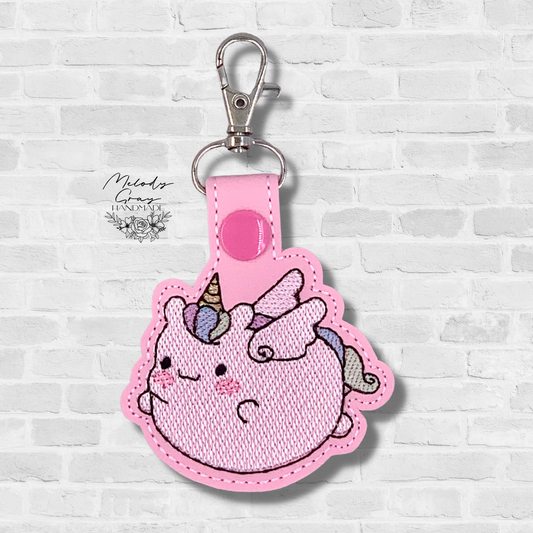 Chubby Unicorn Keychain