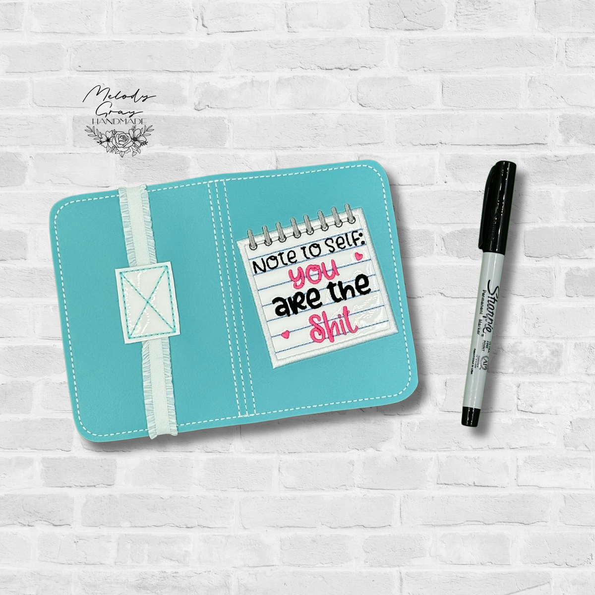 Notebook Self Promo Note To Self Mini Notebook Cover – Melody Gray Handmade