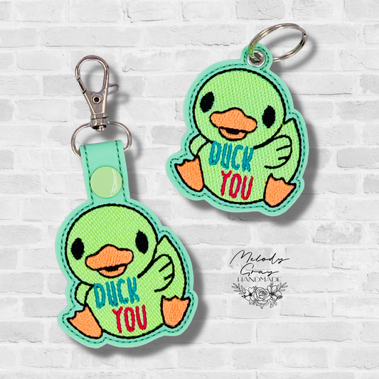 Duck You Keychain