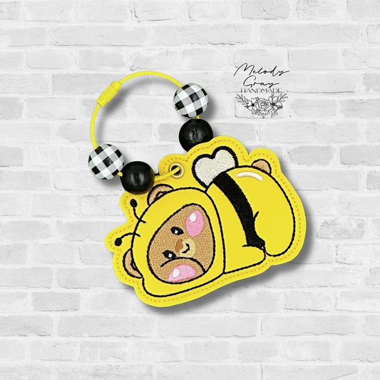 Bumble Bear Bag Tag