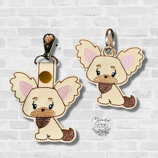 Big Ear Puppy Keychain