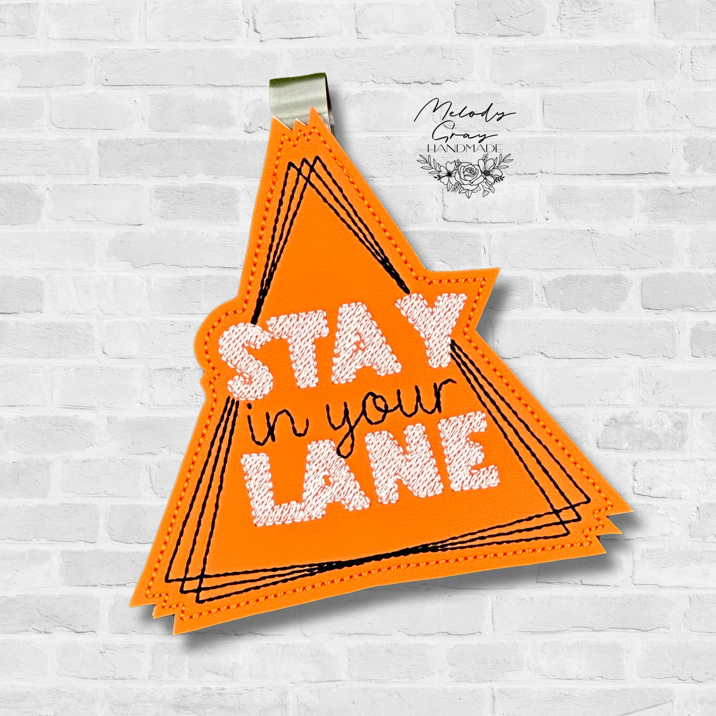 Stay In Your Lane Auto Visor Clip