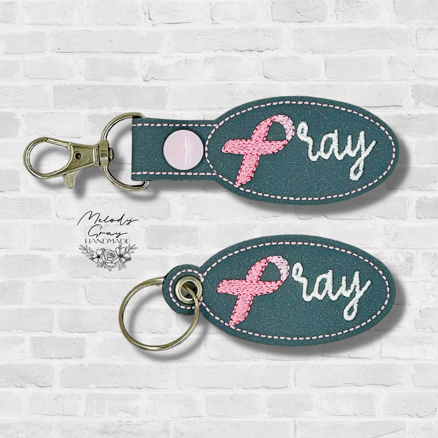 Pray For Cancer Keychain