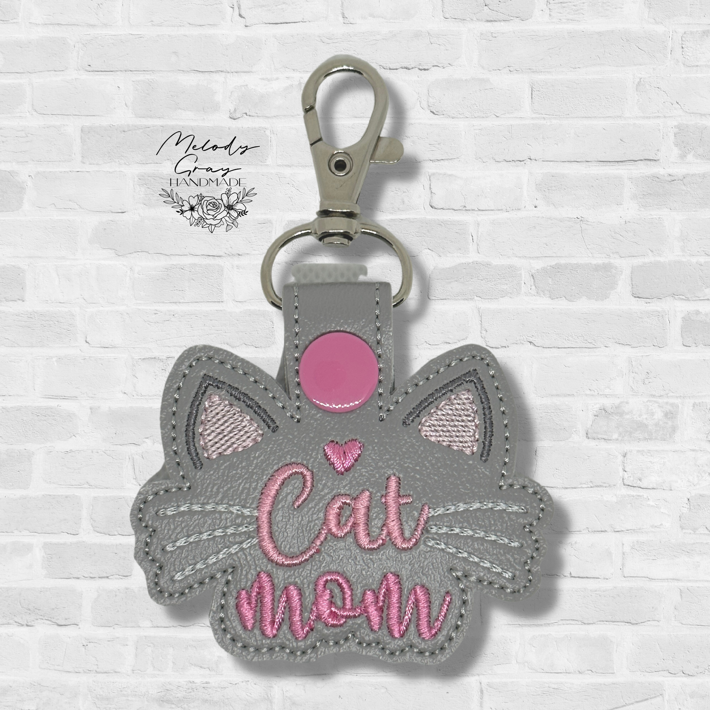 Cat Mom Keychain