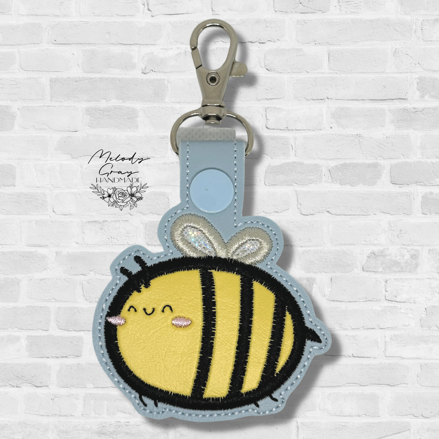 Chubby Bee Keychain