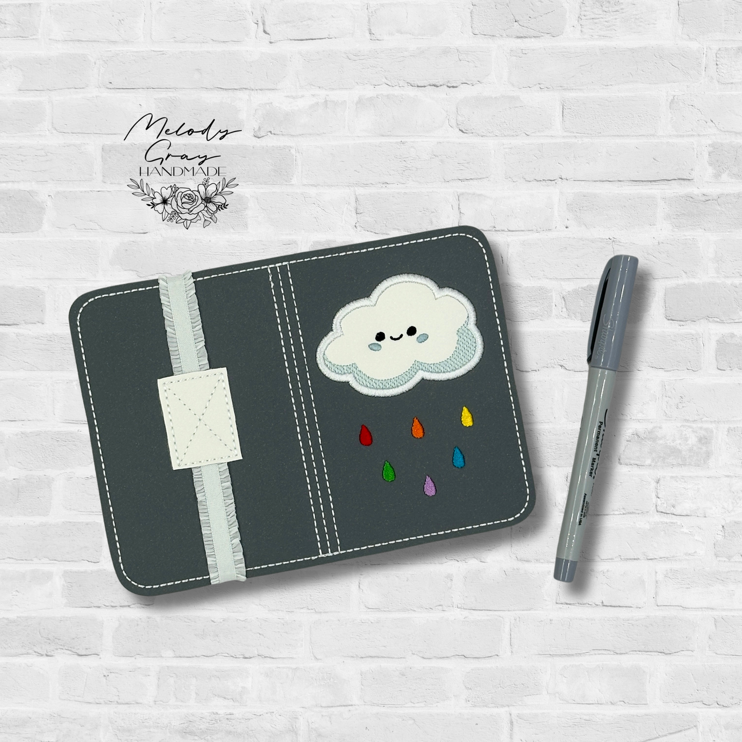 Rainbow Cloud Mini Notebook Cover