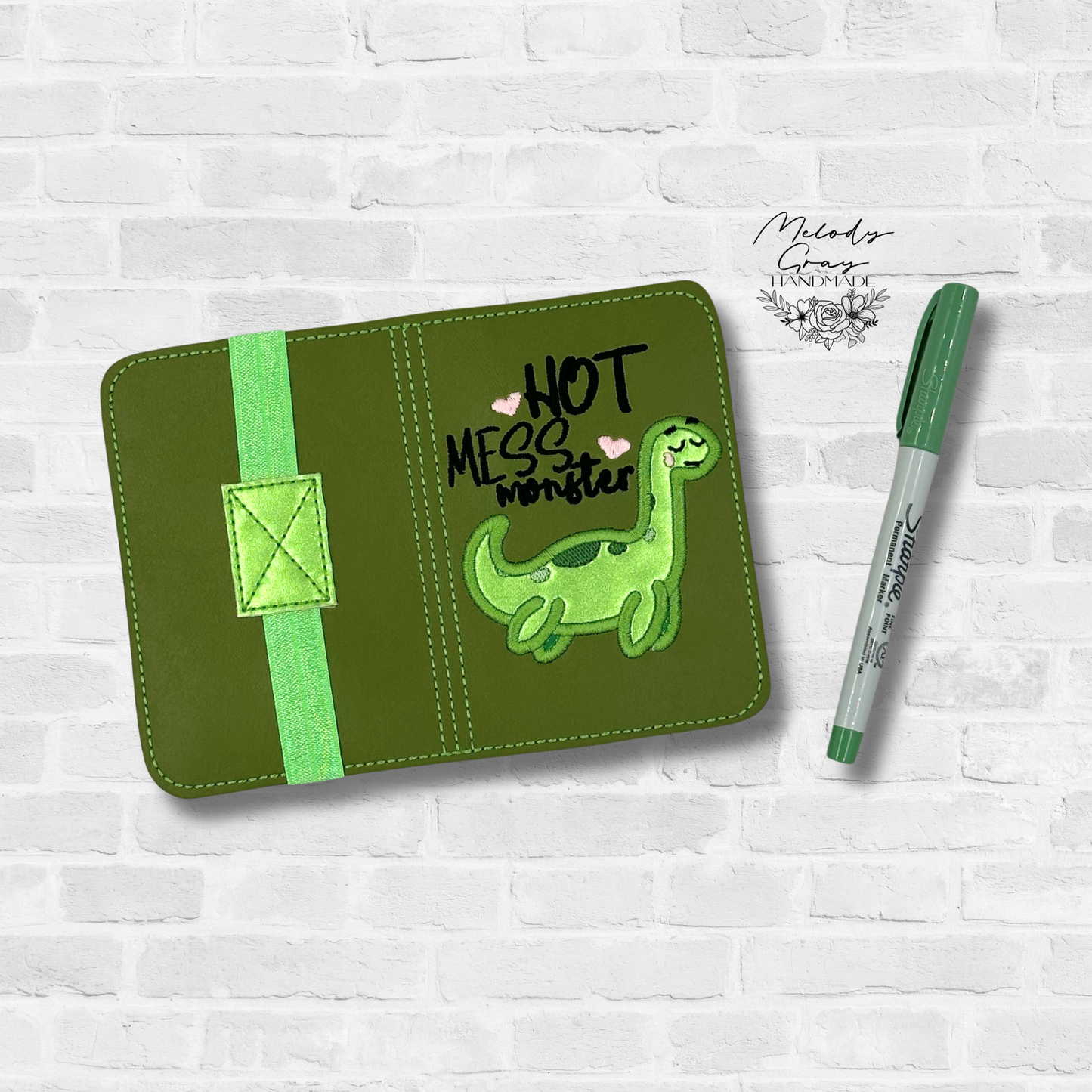 Hot Mess Monster Mini Notebook Cover