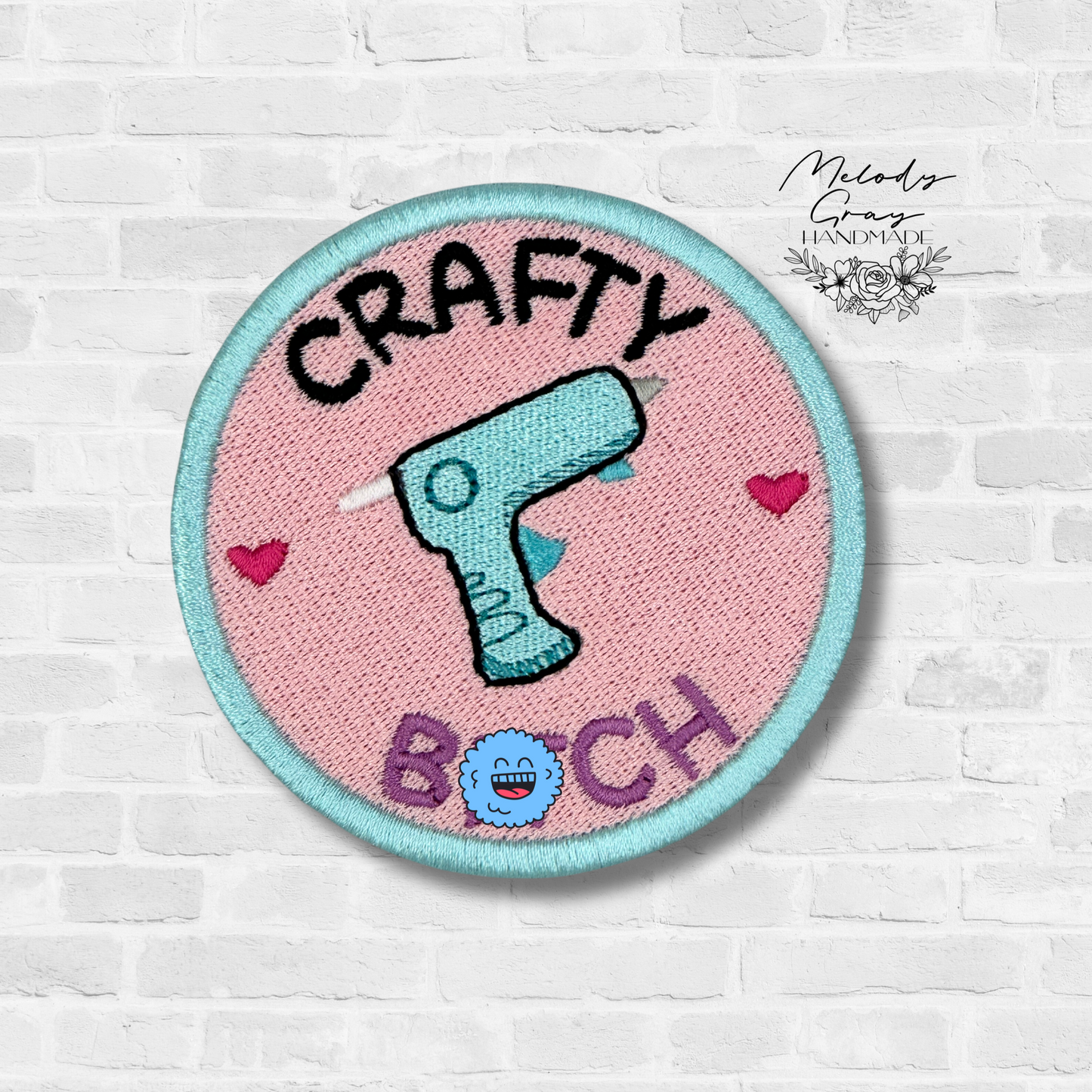 Crafty B Embroidered Patch