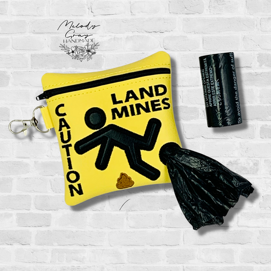 Land Mines Dog Poo Bag Holder