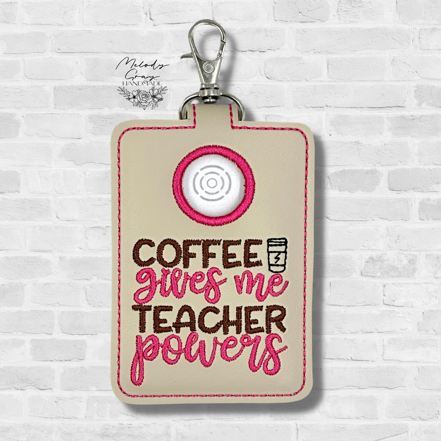 Teacher Powers Alarm Badge Holder