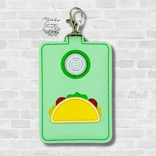 Taco Alarm Badge Holder