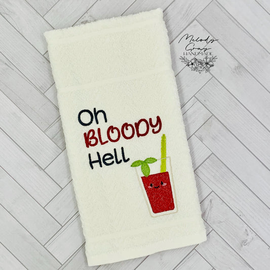 Oh Bloody Hell Hand Towel