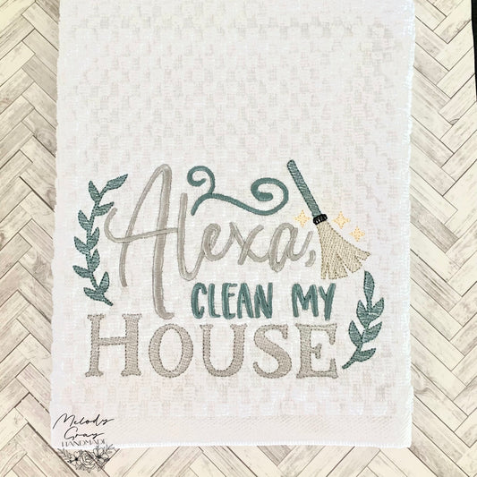 Alexa, Clean My House Hand Towel