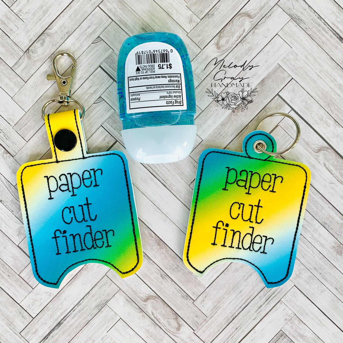 Paper Cut Finder Hand Sanitizer Case