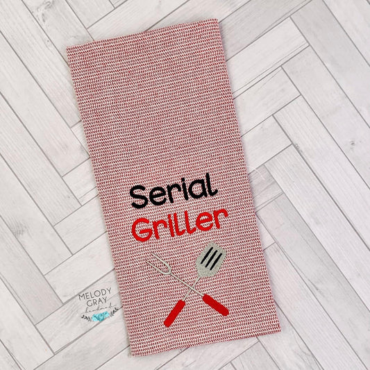 Serial Griller Hand Towel