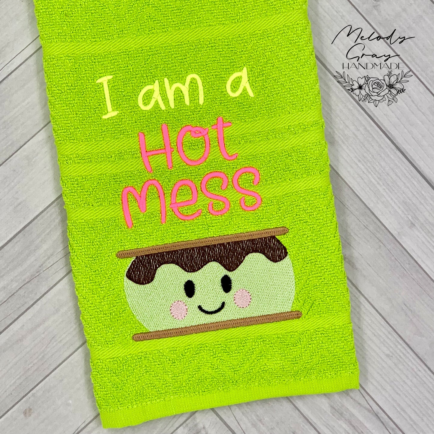 I Am A Hot Mess Hand Towel