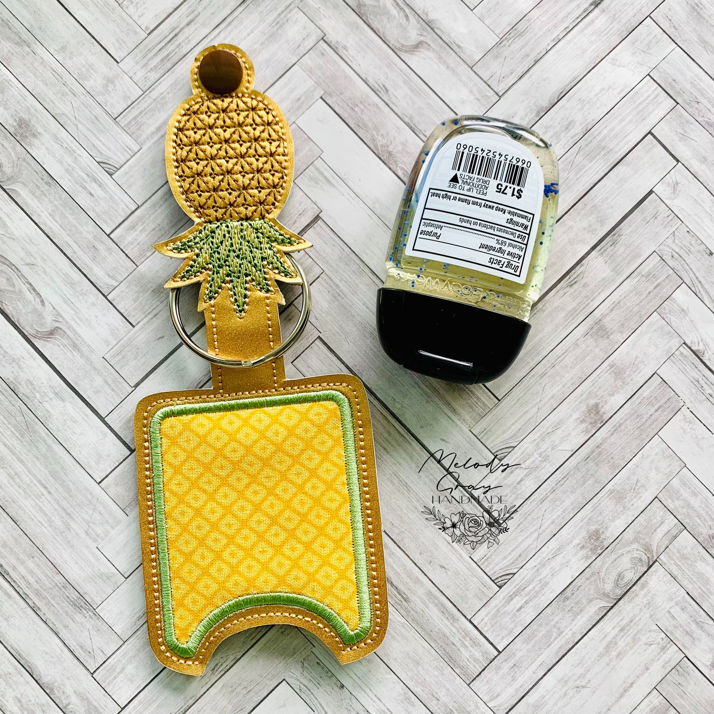 Pineapple Hand Sanitizer Case