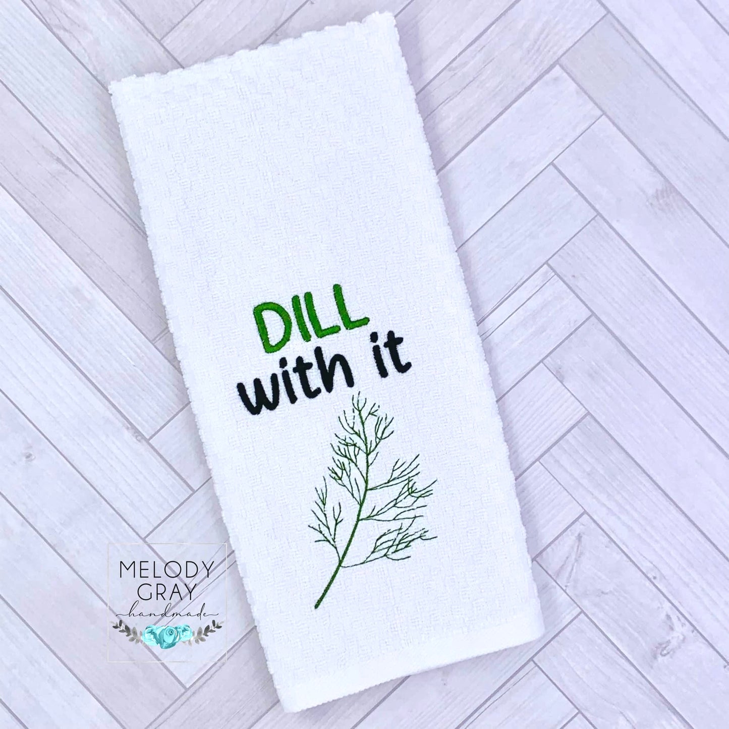 Dill With It Hand Towel