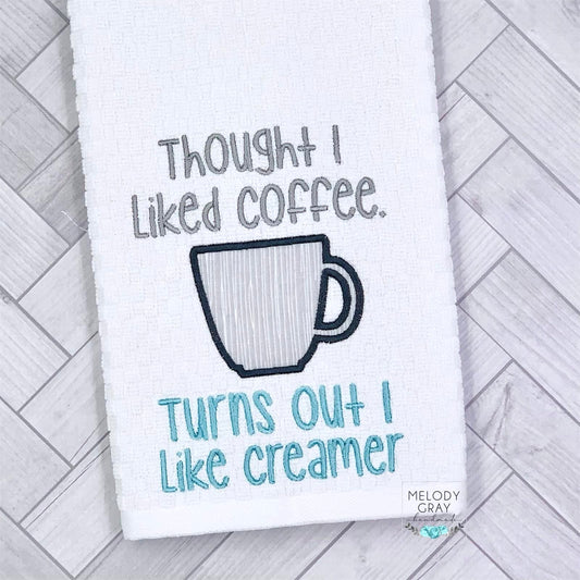 Thought I Liked Coffee Hand Towel